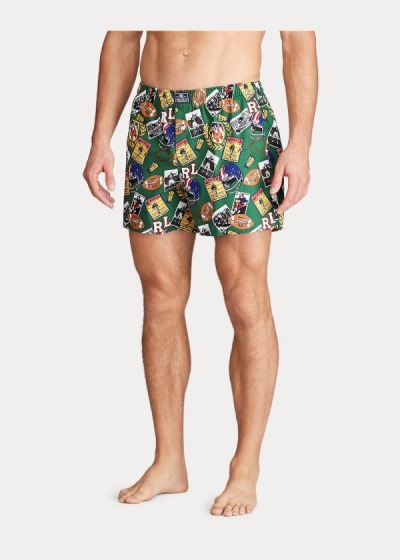 Men's Polo Ralph Lauren Novelty-Print Cotton Boxers | 870459CUJ